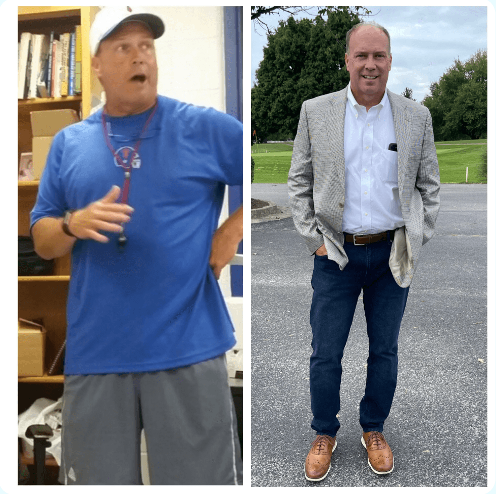 David's before and after